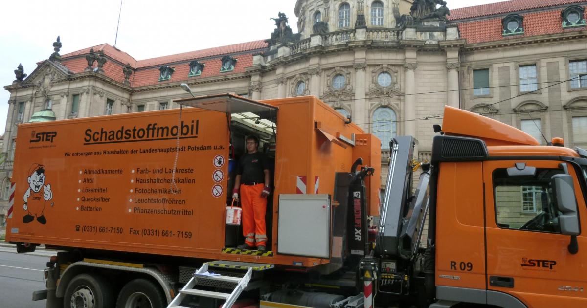 Standorte und Termine des Schadstoffmobils 2024/ 2025