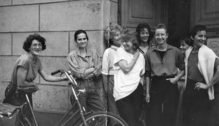 Eröffnung des Cafés im Frauenzentrum, 6. Juli 1990 Eröffnung des Cafés im Frauenzentrum, 6. Juli 1990