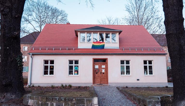 Heidehaus Babelsberg Dieses Foto zeigt das Heidehaus Babelsberg