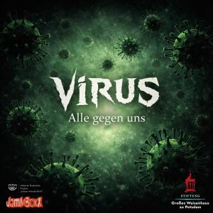 Ein CD Cover: Aus einer hellen Mitte strömen uns giftgrüne Viren entgegen.