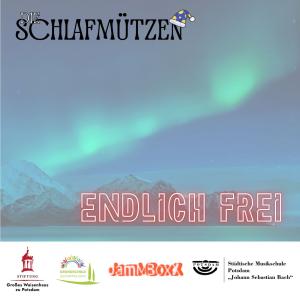 CD-Cover: Wie sehen eine eisige Landschaft und Nordlichter