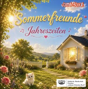 CD-Cover: Auf einem sehr kitschigen Bild sehen wir eine Traumlandschaft in den Bergen - die Sonne strahlt wie eine Lampe in einem Haus und ein weißes Kätzchen sieht uns an
