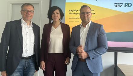 Bürgermeister Burkhard Exner und Oberbürgermeisterin Noosha Aubel