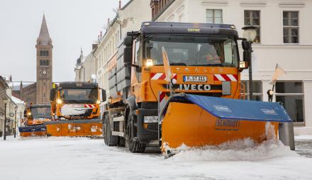 Schneeräumfahrzeuge in Potsdam