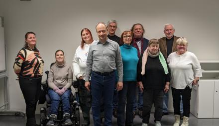 Mitglieder des Beirats für Menschen mit Behinderung 