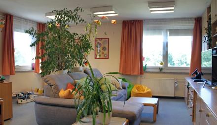 Wohnheim der Schule mit den sonderpädagogischen Förderschwerpunkten Hören und Sprache - Innenansicht
