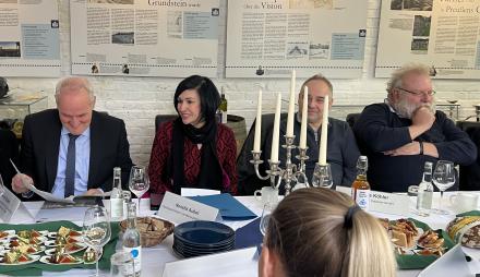 Pressekonferenz zur Grünen Woche 2026 mit Noosha Aubel und Bernd Rubelt