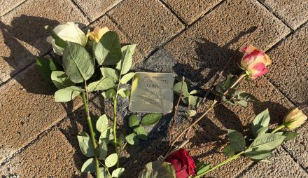 Stolpersteinverlegung Charlotte Lewin