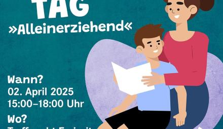 Aktionstag "Alleinerziehend" am 2. April 2025 im Treffpunkt Freizeit