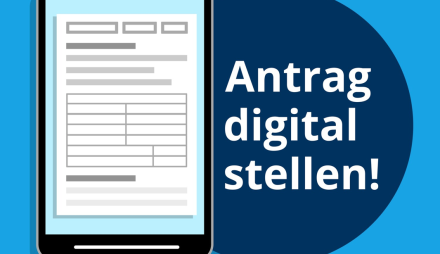 Grafik Antrag digital stellen
