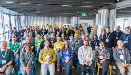 Teilnehmende beim Rad-Daten-Hackathon