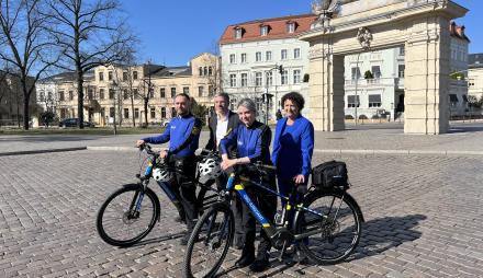 Die Fahrradstreife des Ordnungsamtes startet am 1. April 2025.