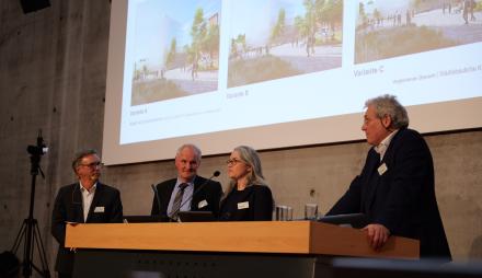 Städtebauliche Varianten für den Brauhausberg vorgestellt.