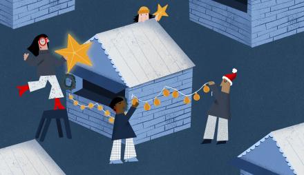 Sternengasse auf dem Potsdamer Weihnachtsmarkt Lichterglanz 2026