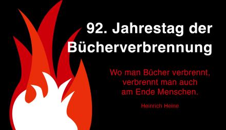 92. Jahrestag der Bücherverbrennung in Potsdam