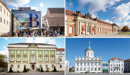 Die vier Potsdamer Museen, die beim kostenfreien Freitag mitmachen.