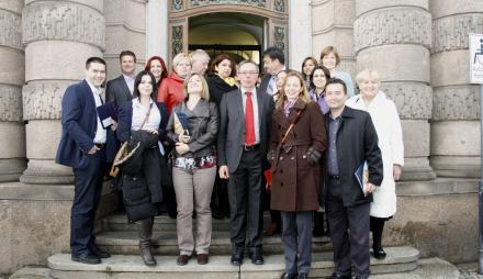 Delegation aus Bosnien und Herzegowina besucht das Potsdamer Rathaus