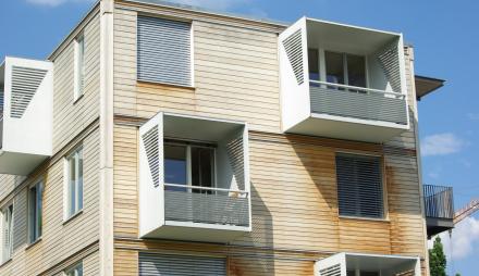 Beispielbild Wohnungsbau Holz.