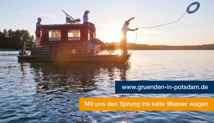 Postkarte "Gründen in Potsdam"