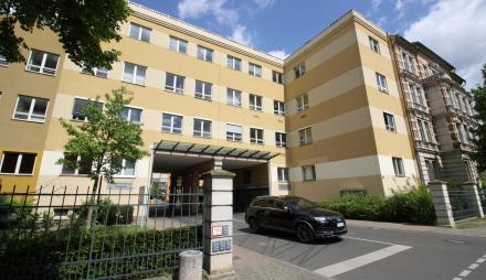 Verwaltungscampus Potsdam, Einfahrt Hegelallee