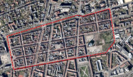Innenstadt-Straßenräume neu denken - Bearbeitungsgebiet