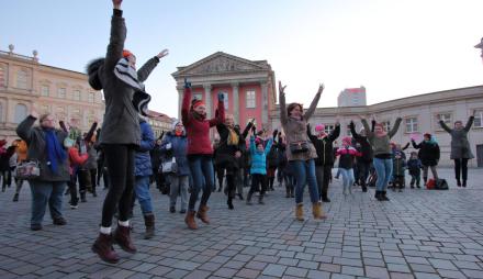 One Billion Rising vor dem Landtag