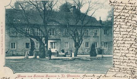 Das Bild zeigt Schloss Sacrow um 1900.