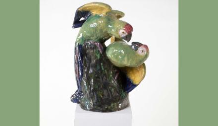 Emil Pottner, Soldatenaras sich neckend, 1911, Privatbesitz, Foto: Lea Gryze