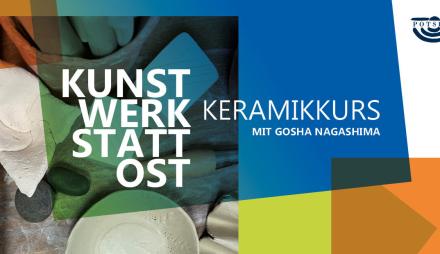 Keramikkurs mit Gosha Nagashima, Foto: Dettmann, Kunstwerkstatt Ost, Lizenz: Regina Dettmann