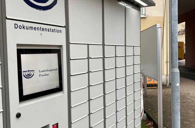 Dokumentenabholstation