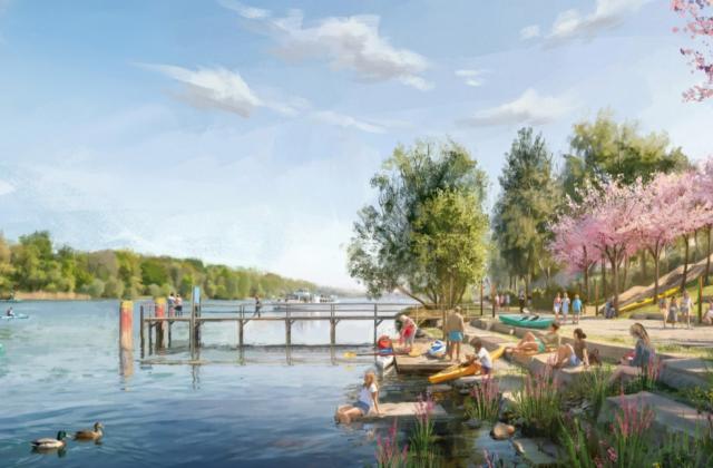 Visualisierung Realisierungswettbewerb Griebnitzsee Platz 2