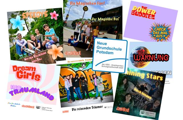 Wir sehen ein buntes Gemisch aus CD Covern - meistens mit jugendlichen Bands, die in Anlagen vor ihren Schulen posieren und dabei Spaß haben.