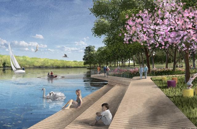 2. Wertungsrundgang Perspektive Wettbewerb Griebnitzsee