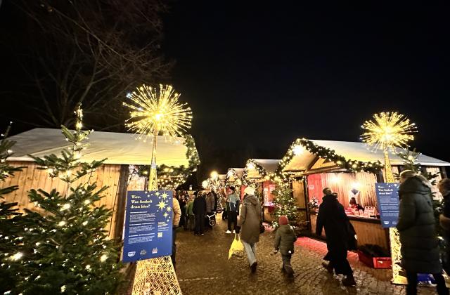 Sternengasse auf dem Potsdamer Weihnachtszauber