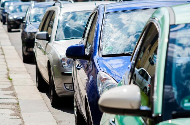 Parkende Autos,