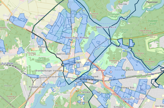Abbildung Webkarte Stadtplanung 