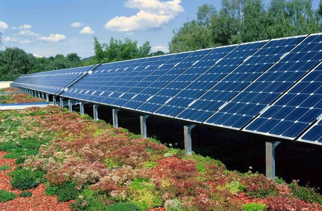 Solaranlage.
