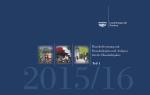 Deckblatt Haushaltssatzung Potsdam 2015/16
