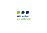 Die Grafik zeigt drei Sprechblasen und den Schriftzug "Wie wollen wir lenben?" in den Farben Blau und Grün.