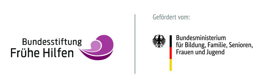 Logoleiste Bundesstiftung Frühe Hilfen + Bund 