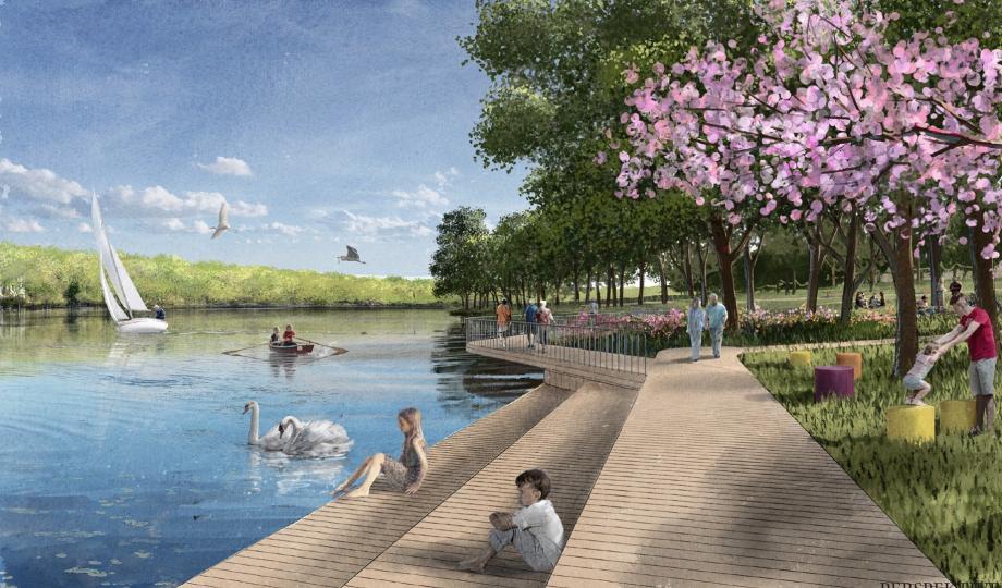 2. Wertungsrundgang Perspektive Wettbewerb Griebnitzsee