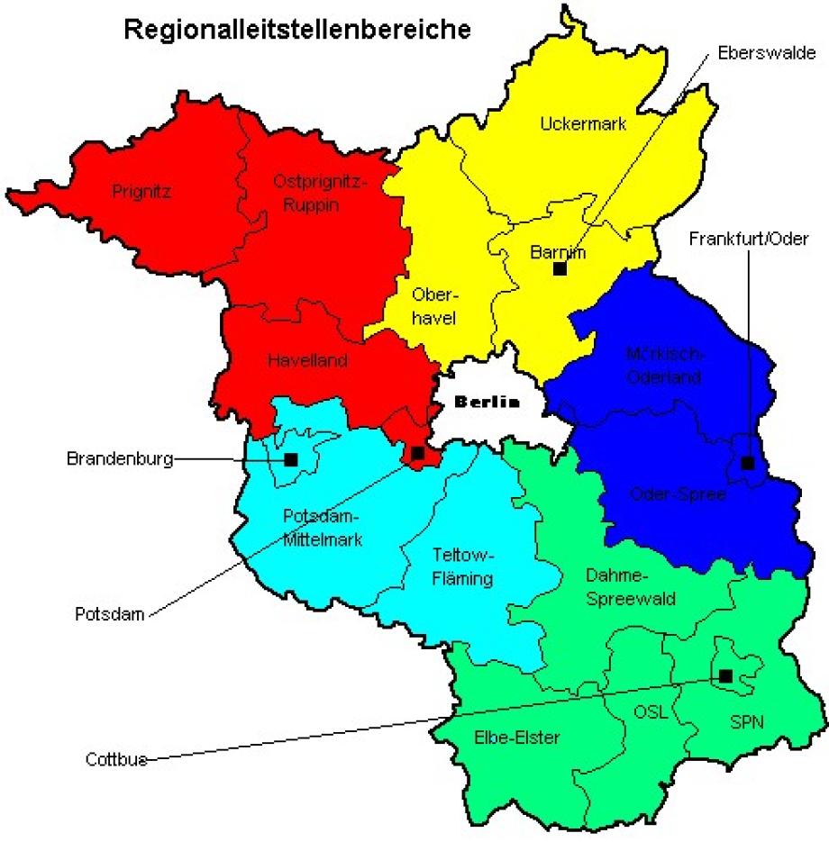 Regionalleitstellenbereiche