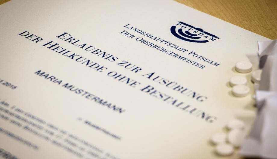 Heilpraktiker Urkunde