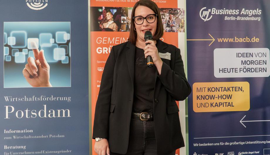 Constanze Büchner beim Female StartAperitivo - Brandenburger Halbfinale 2025