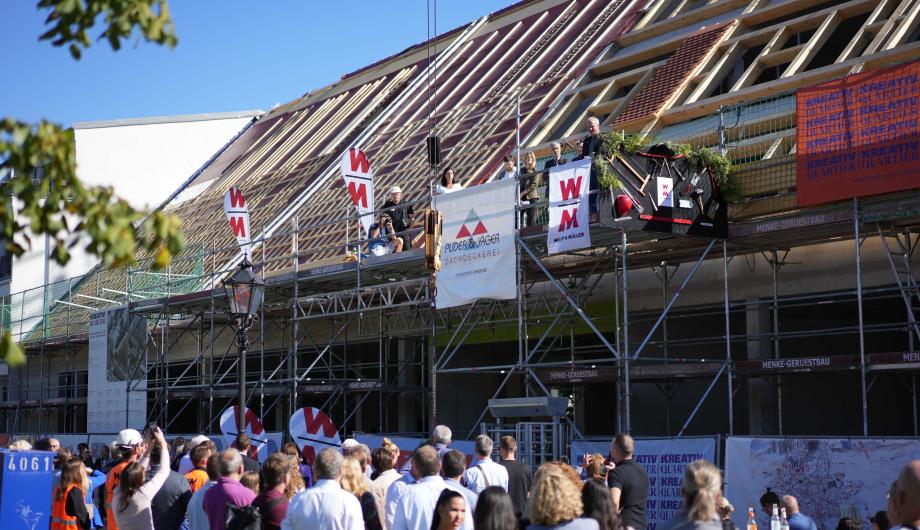 Richtfest Kreativquartier in der Potsdamer Mitte