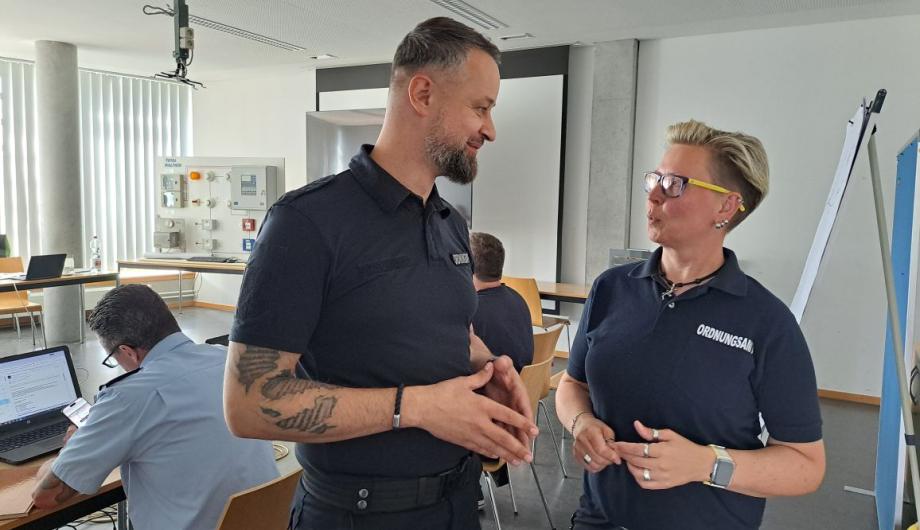 Einsatzleitung bei Bombenentschärfung am 16. Juni 2026