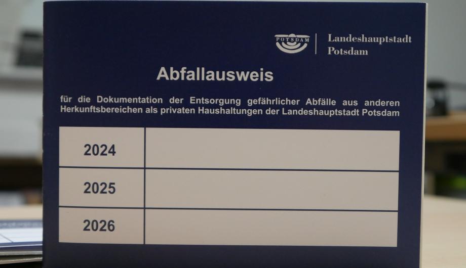 Abfallausweis
