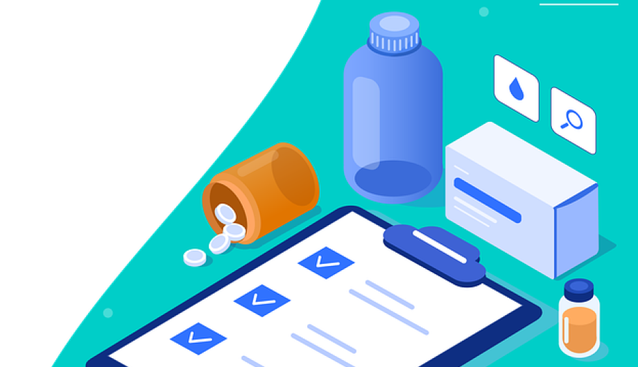 Checkliste und Tabletten