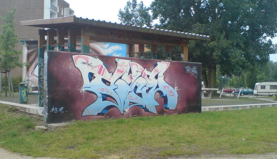 Legale Graffiti-Flächen in Potsdam, Wieselkiez (© Archiv)
