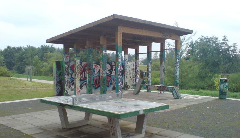 Legale Graffiti-Flächen in Potsdam, Wieselkiez (© Archiv)